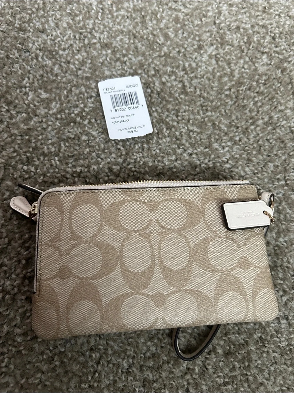 Coach compact wristlet
